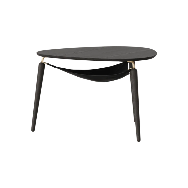 Hang Out | sofabord von UMAGE in Black Oak, Brass – Produktfoto