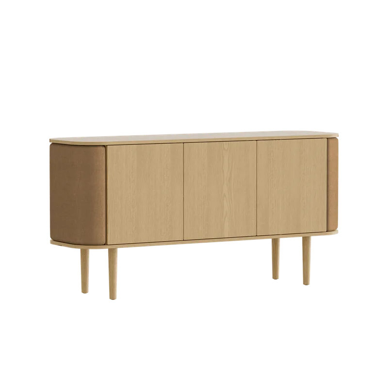 Treasures | 3-dørs skab van UMAGE in Oak, Sugar Brown – productfoto