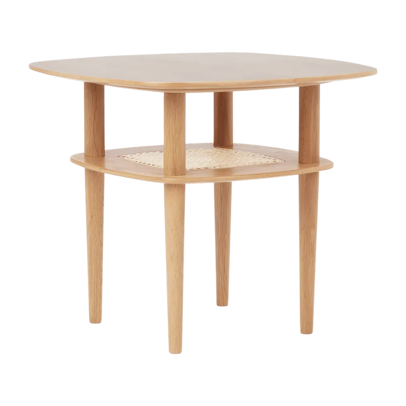 Together Smooth Square 60 | coffee table van UMAGE in Oak, Tall – productfoto