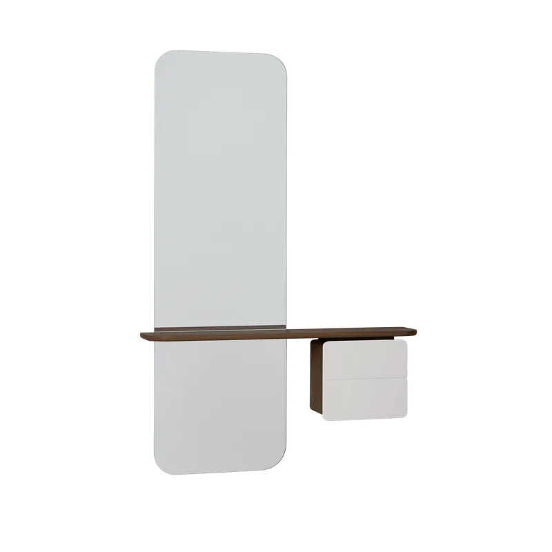 One More Look | Spejl by UMAGE in Dark Oak, Nuance Mist – product photo