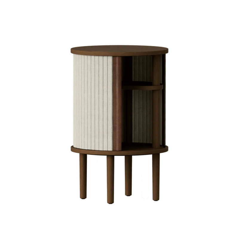 Audacious | sidebord van UMAGE in Dark Oak, White Sands – productfoto