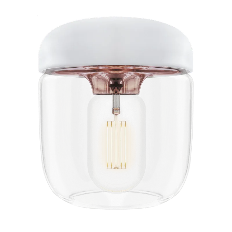 Acorn | lampeskærm by UMAGE in White/Polished copper – product photo