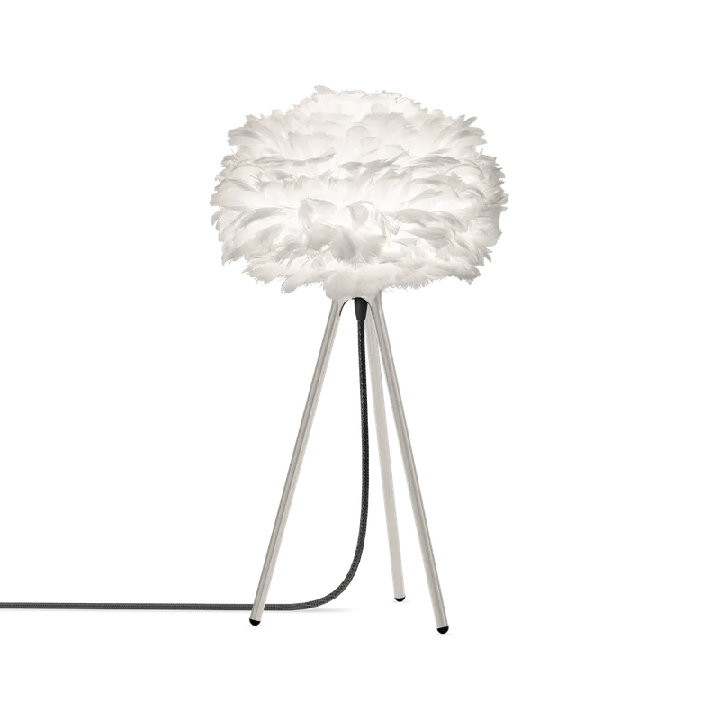 Eos mini | bordlampe van UMAGE in Tripod table, Brushed steel – productfoto