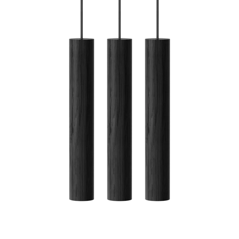 Chimes Cluster 3 | pendellampe von UMAGE in Black Oak – Produktfoto