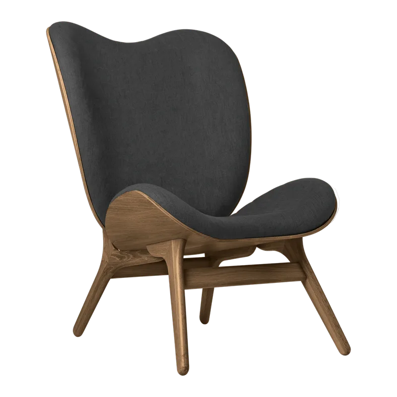 A Conversation Piece | loungestol, høj von UMAGE in Dark Oak, Shadow – Produktfoto