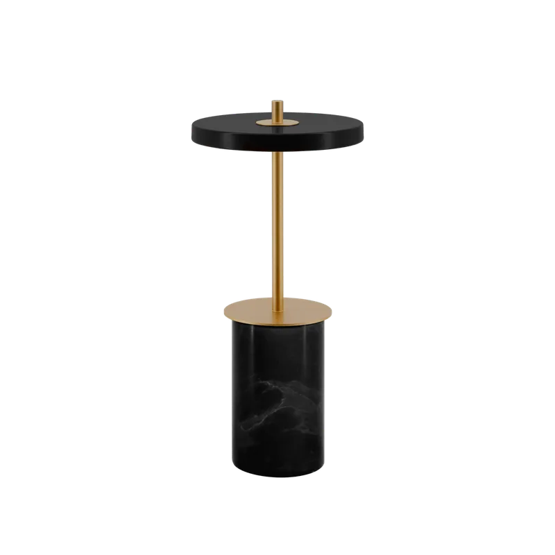 Asteria Move Mini | bærbar lampe van UMAGE in Black Marble – productfoto