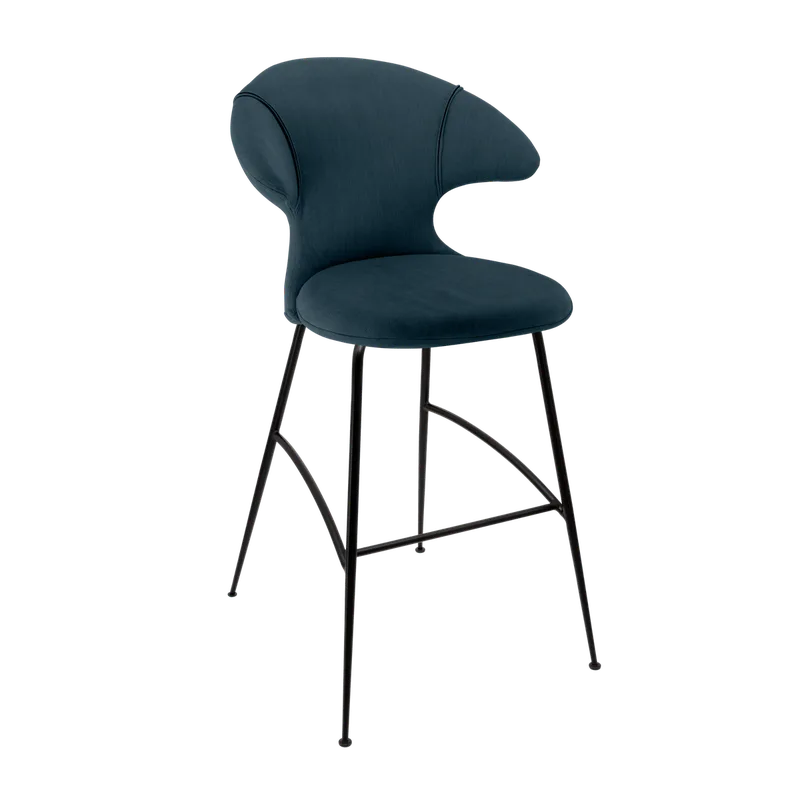Time Flies | barstol by UMAGE in Jet Air Blue, Black – product photo