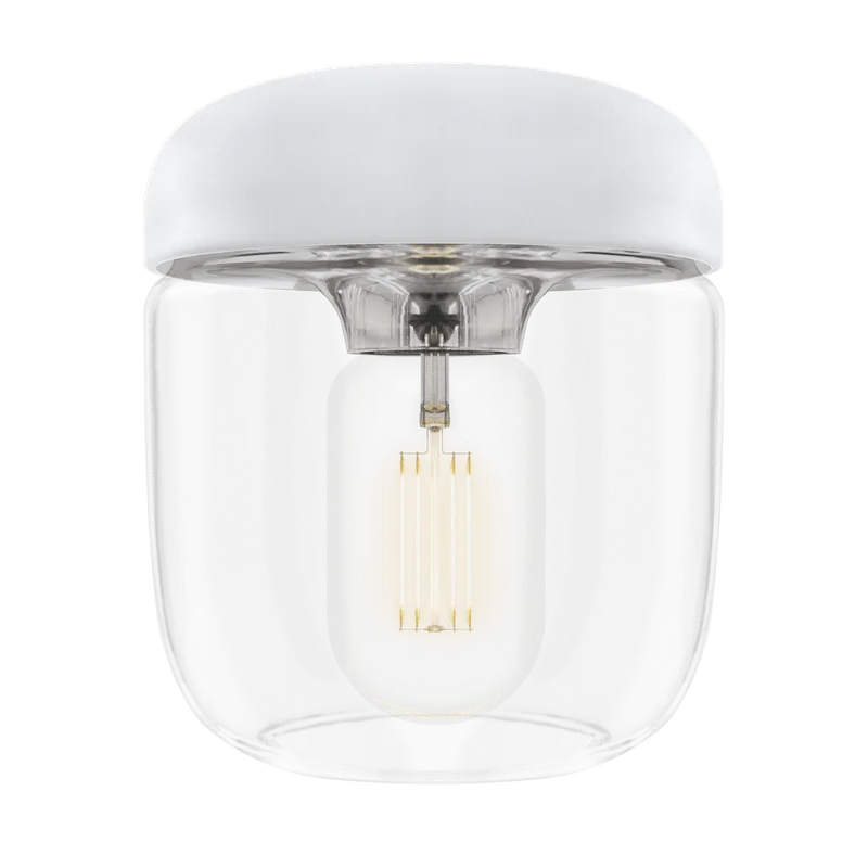 Acorn | lampeskærm by UMAGE in White/Polished steel – product photo