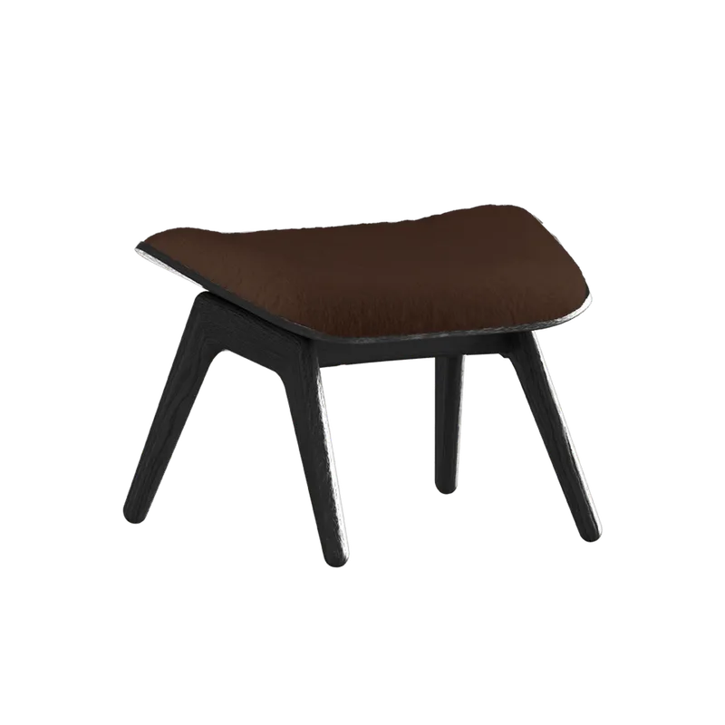 The Reader | ottoman van UMAGE in Black Oak, Teddy Brown – productfoto