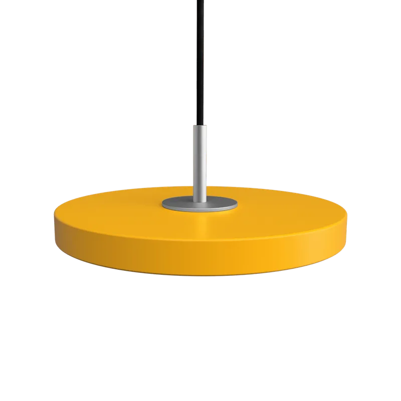 Asteria Micro | pendellampe de UMAGE en Saffron Yellow, Steel Top – photo du produit