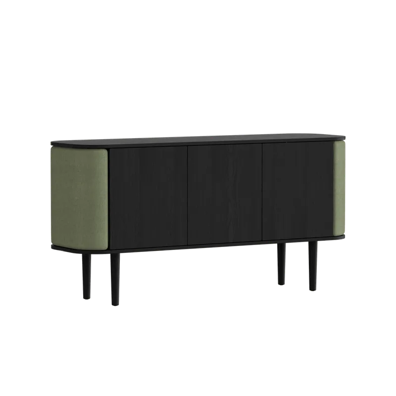 Treasures | 3-dørs skab van UMAGE in Black Oak, Morning Meadows – productfoto