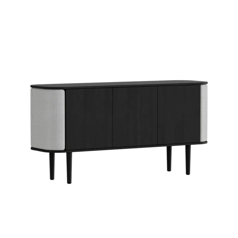 Treasures | 3-dørs skab van UMAGE in Black Oak, Sterling – productfoto