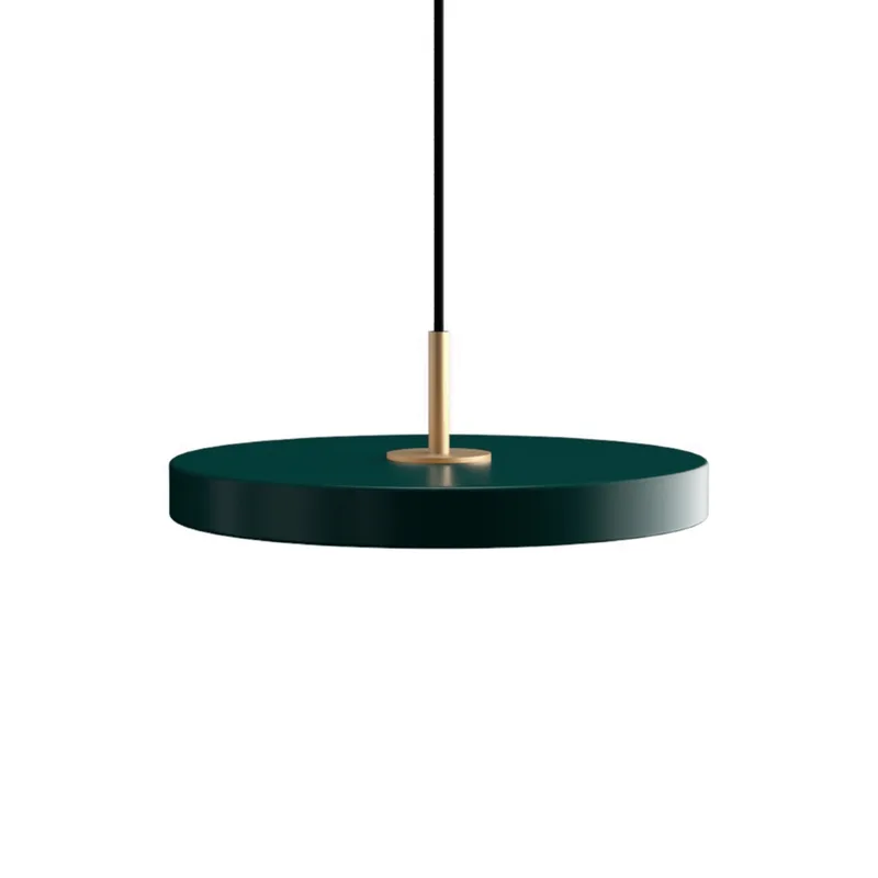 Asteria Plus | pendellampe van UMAGE in Forest Green, Brass Top, Mini – productfoto