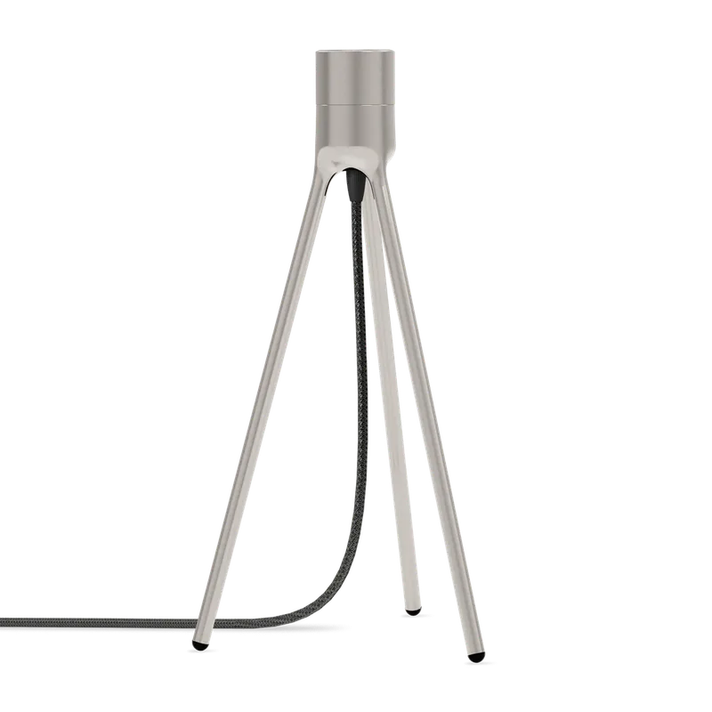 Tripod table | lampestander by UMAGE in Brushed Steel – product photo