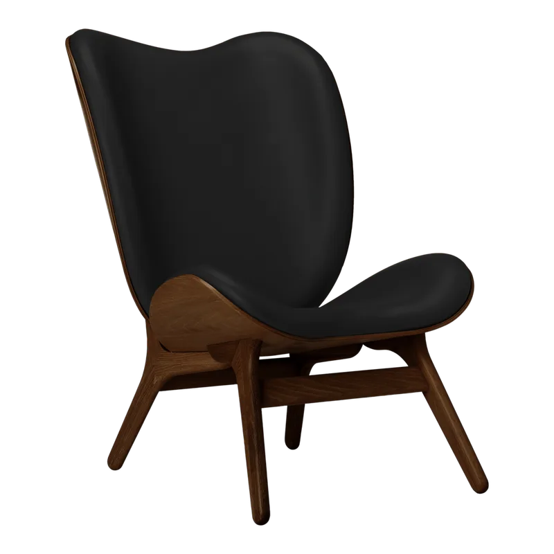 A Conversation Piece | loungestol, høj by UMAGE in Dark Oak, Black – product photo