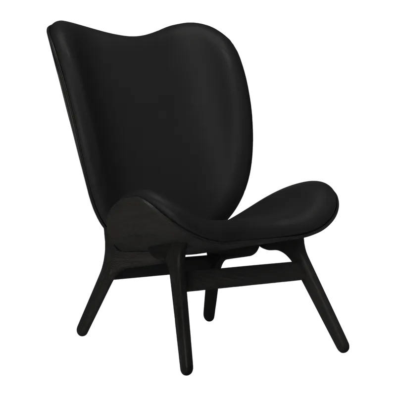 A Conversation Piece | loungestol, høj von UMAGE in Black Oak, Black – Produktfoto