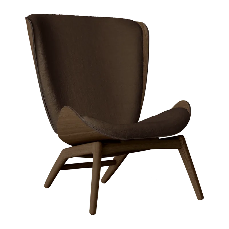 The Reader | lænestol by UMAGE in Dark Oak, Teddy Brown – product photo