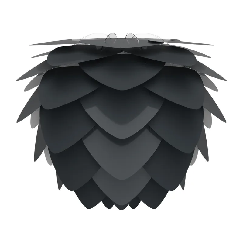 Aluvia | lampeskærm by UMAGE in Anthracite Grey, Medium – product photo