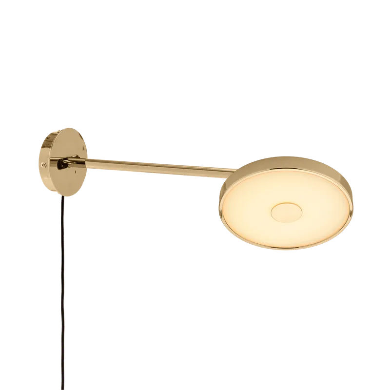 Asteria Long Monochrome | wall lamp von UMAGE in Polished Brass, Not Hardwired – Produktfoto