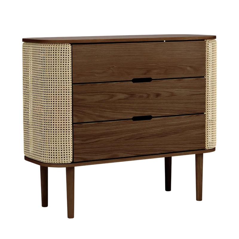 Treasures | kommode by UMAGE in Dark Oak, Venetian Cane – product photo