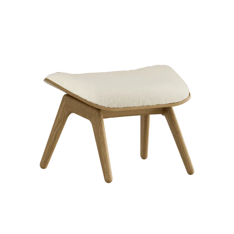 The Reader Upholstery ottoman | reservedel von UMAGE in Teddy White – Produktfoto 2 von 2