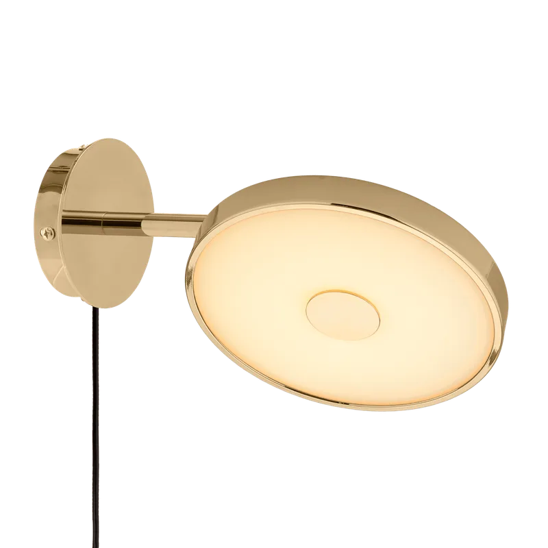 Asteria Short Monochrome | wall lamp by UMAGE in Polished Brass, Not Hardwired – product photo