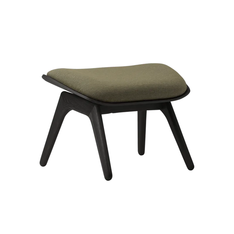 The Reader | ottoman by UMAGE in Black Oak, Morning Meadows – product photo
