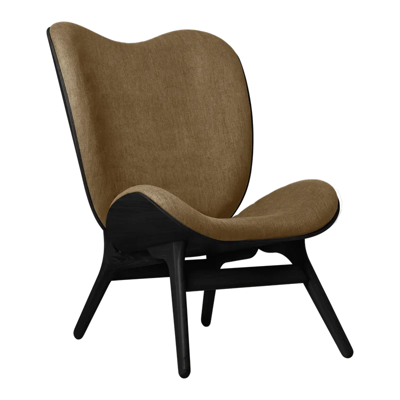A Conversation Piece | loungestol, høj de UMAGE en Black Oak, Sugar Brown – photo du produit