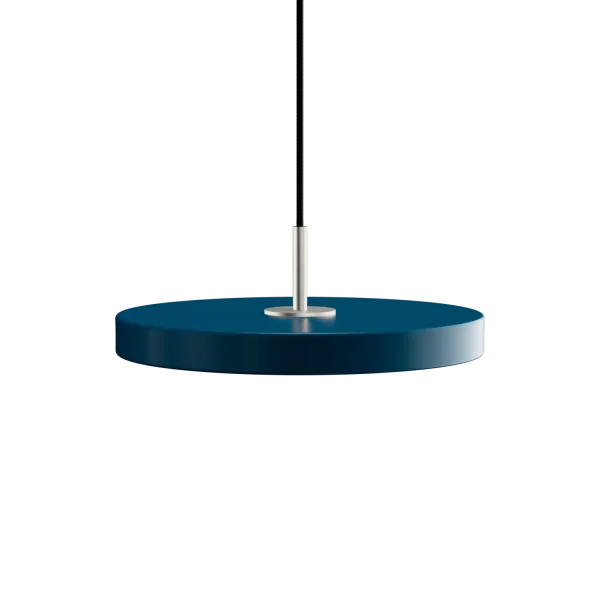 Asteria | pendellampe von UMAGE in Petrol Blue, Steel Top, Mini – Produktfoto