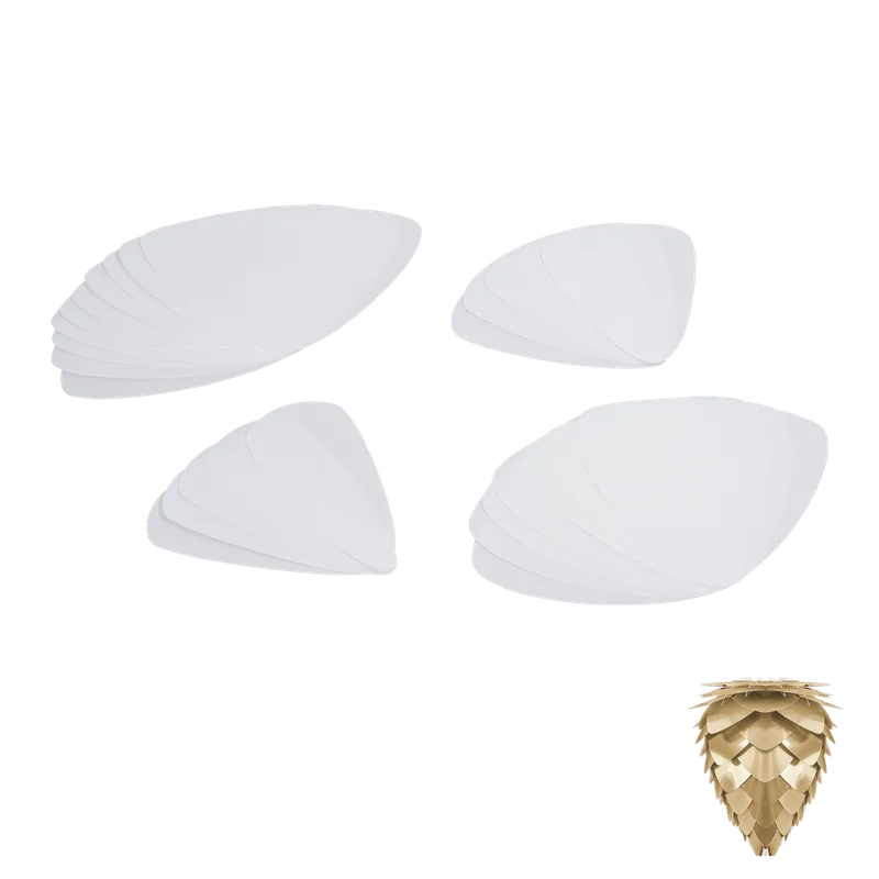 Conia Leaves | reservedel van UMAGE in Brushed Brass, Medium – productfoto