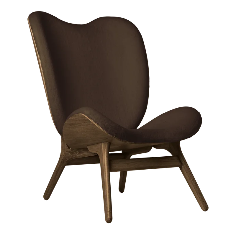 A Conversation Piece | loungestol, høj by UMAGE in Dark Oak, Teddy Brown – product photo