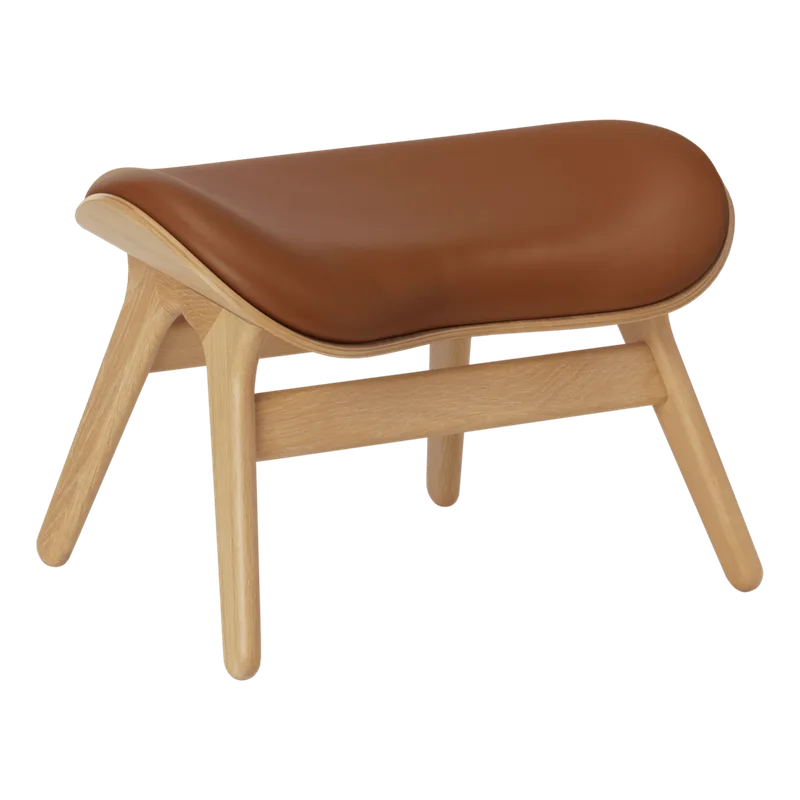 A Conversation Piece | ottoman by UMAGE in Oak, Cognac – product photo