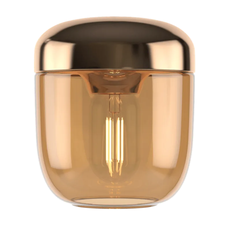 Acorn | lampeskærm van UMAGE in Amber Brass – productfoto