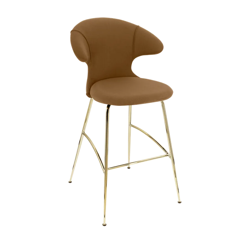 Time Flies | barstol van UMAGE in Caramel, Brass – productfoto