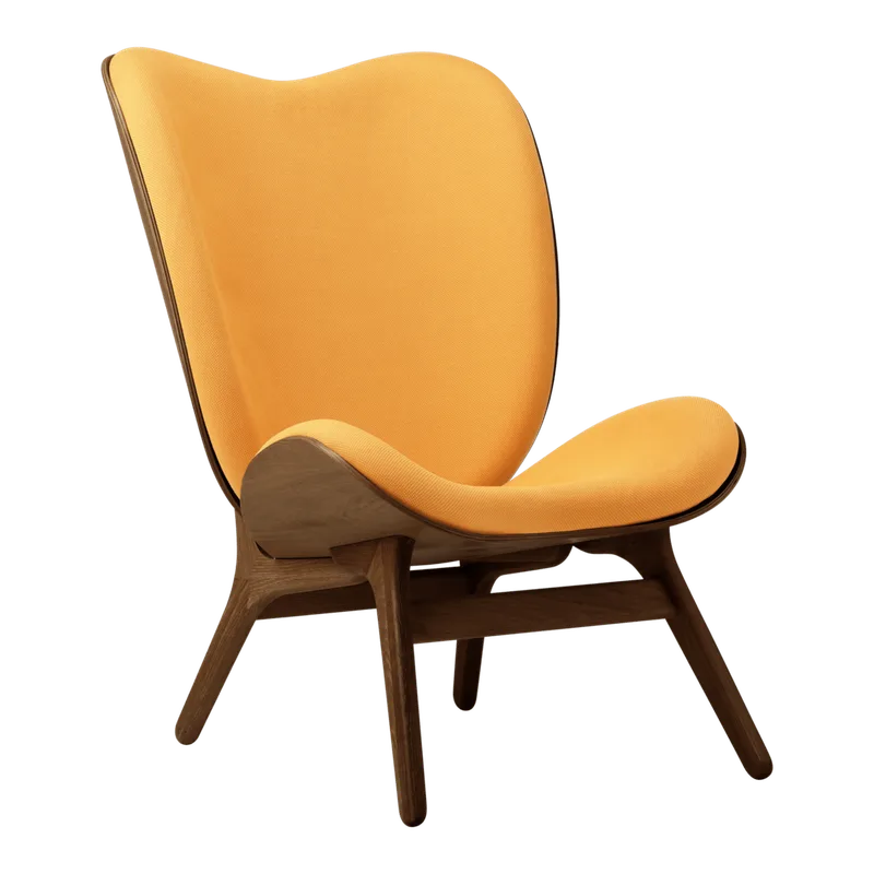 A Conversation Piece | loungestol, høj by UMAGE in Dark Oak, Tangerine – product photo