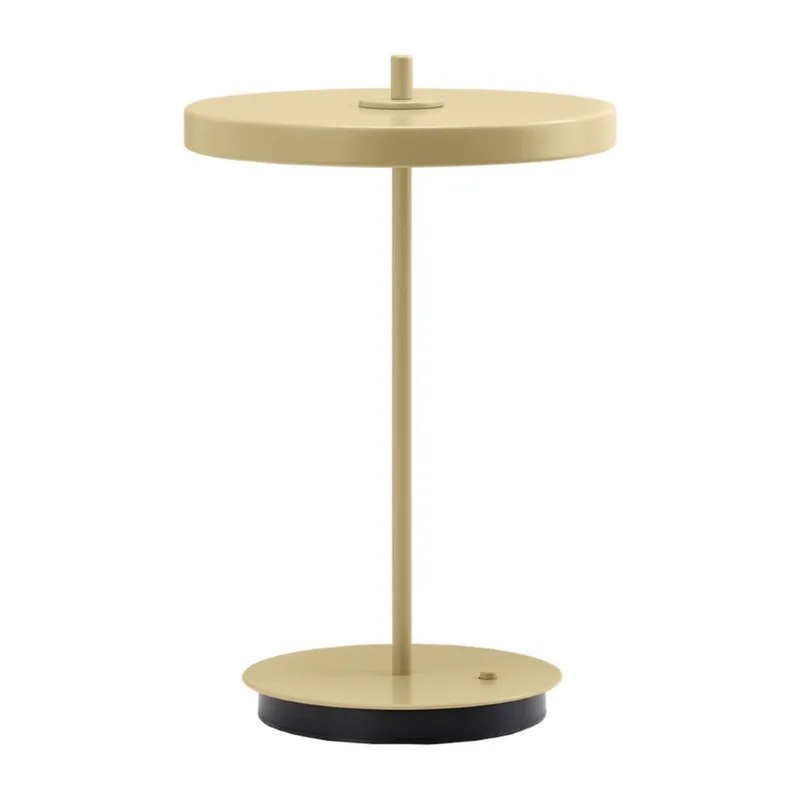 Asteria Move Monochrome | bærbar lampe van UMAGE in Butter Yellow – productfoto