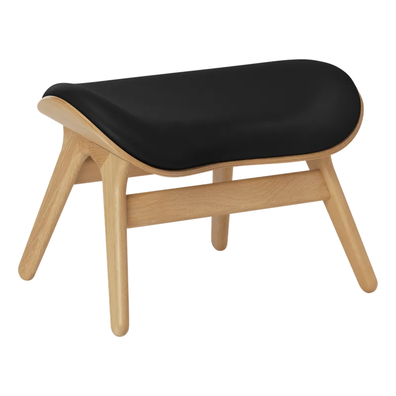 A Conversation Piece Upholstery ottoman | reservedel by UMAGE in Black – product photo