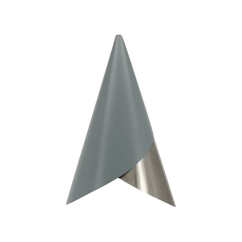 Cornet | lampeskærm van UMAGE in Slate/Steel – productfoto