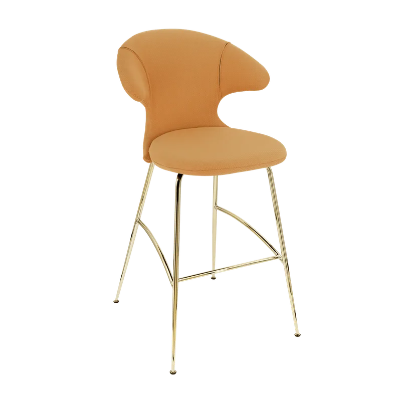 Time Flies | barstol by UMAGE in Tangerine, Brass – product photo