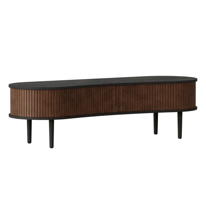 Audacious | TV bænk by UMAGE in Black Oak, Hazelnut – product photo