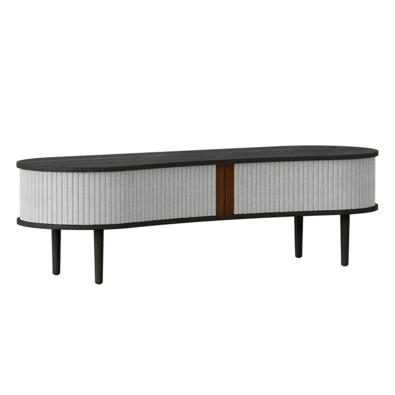 Audacious | TV bænk by UMAGE in Black Oak, Sterling – product photo