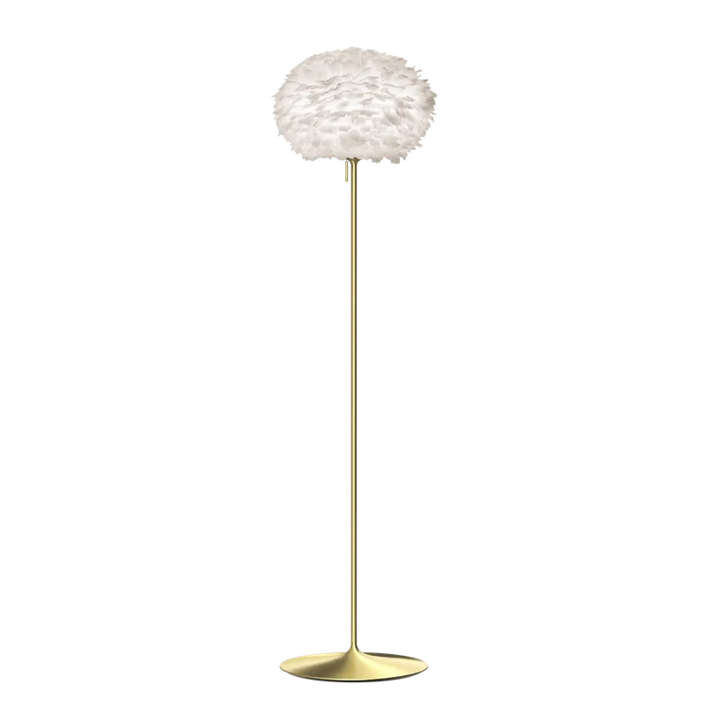 Eos medium | gulvlampe de UMAGE en Sante floor, Brushed brass – photo du produit
