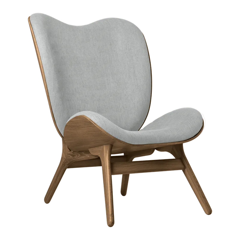 A Conversation Piece | loungestol, høj von UMAGE in Dark Oak, Sterling – Produktfoto
