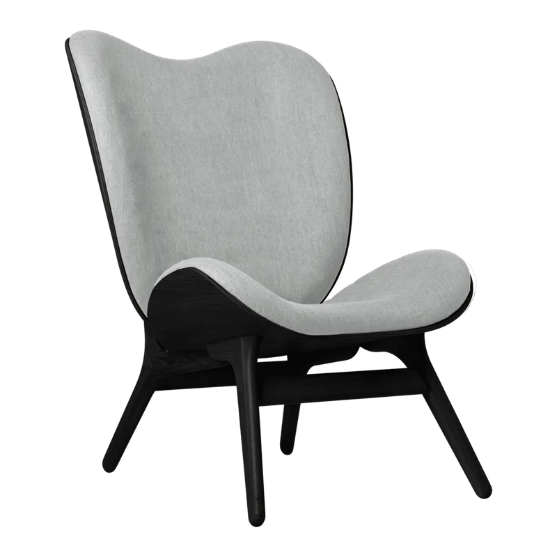 A Conversation Piece | loungestol, høj de UMAGE en Black Oak, Sterling – photo du produit