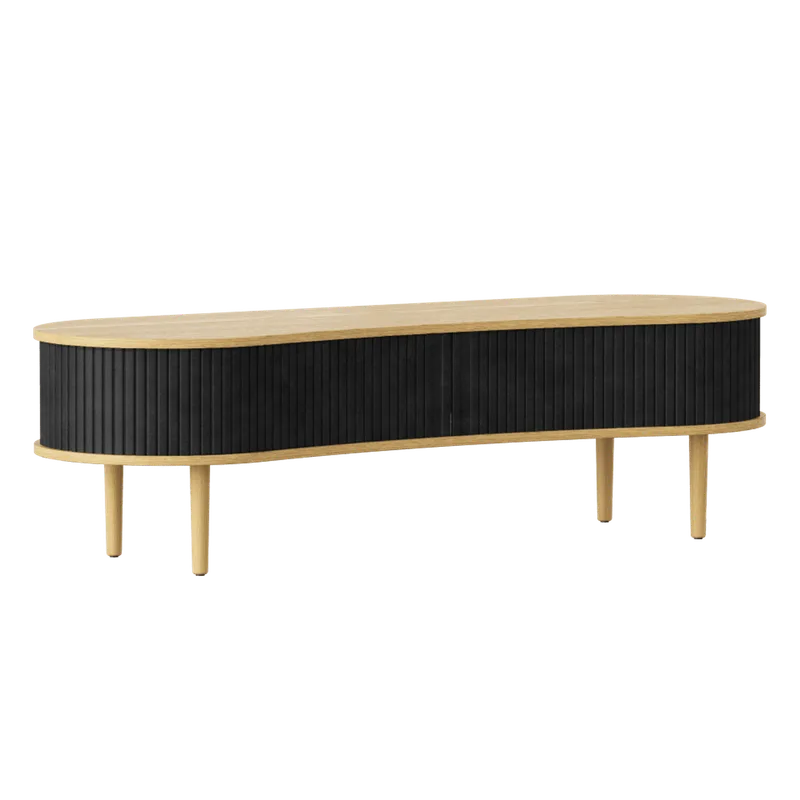 Audacious | TV bænk by UMAGE in Oak, Charcoal – product photo
