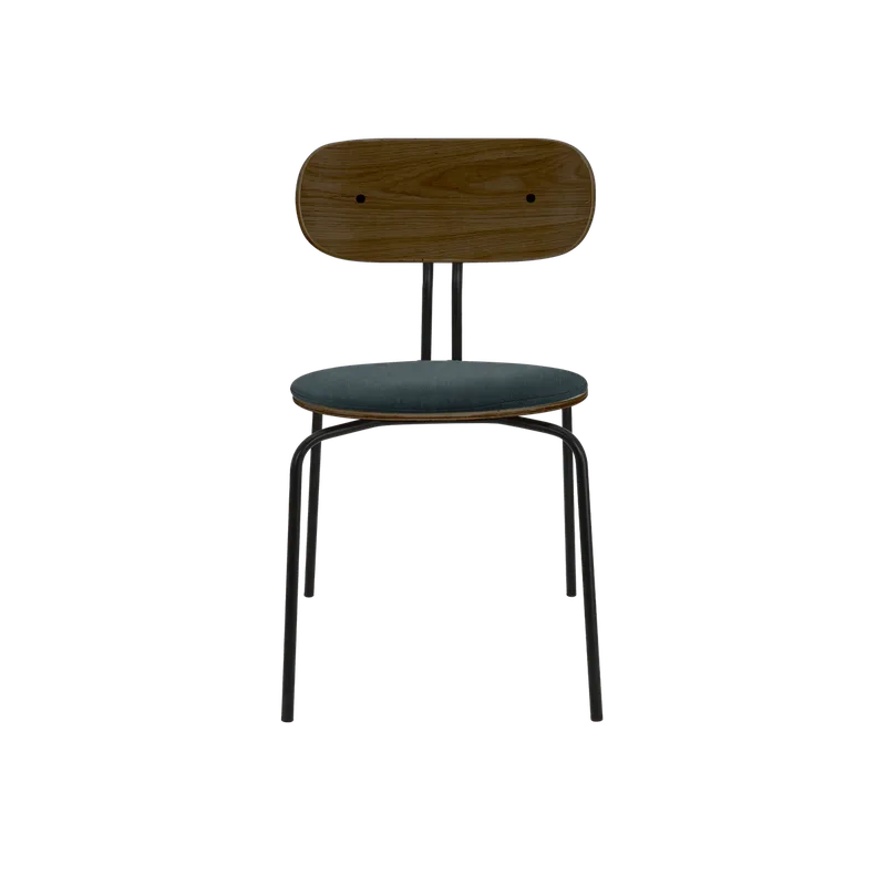 Curious | stol by UMAGE in Smoked oak, Quantum Blue – product photo