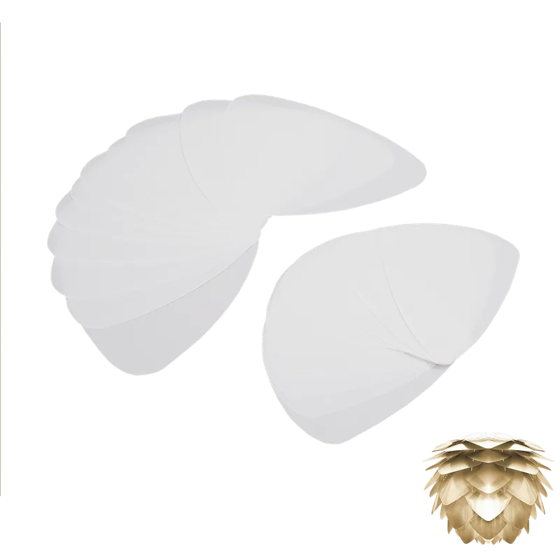 Silvia Leaves | spare part von UMAGE in Brushed Brass, Medium – Produktfoto