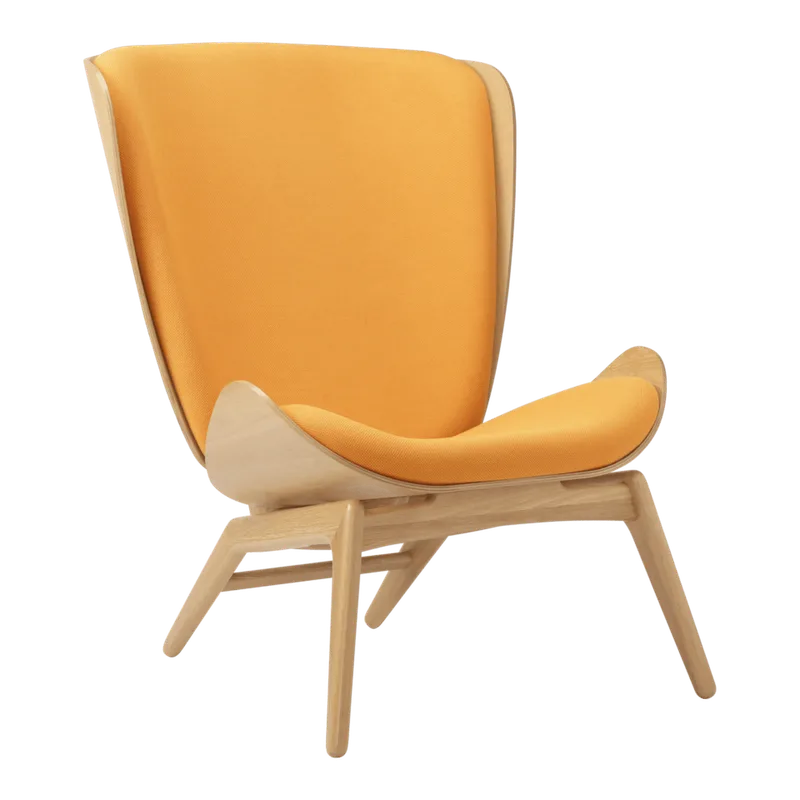 The Reader | lænestol van UMAGE in Oak, Tangerine – productfoto