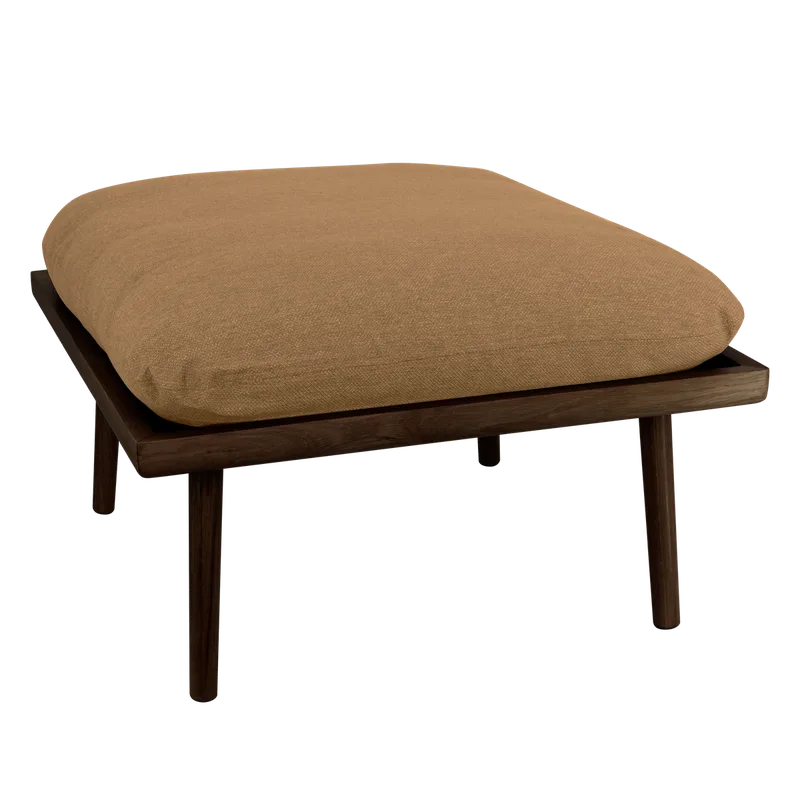 Lounge Around Shuffle | puf by UMAGE in Dark Oak, Sugar Brown – product photo