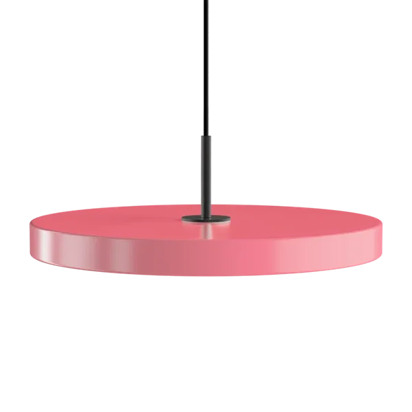 Asteria | pendellampe by UMAGE in Nuance Rose, Black Top, Medium – product photo